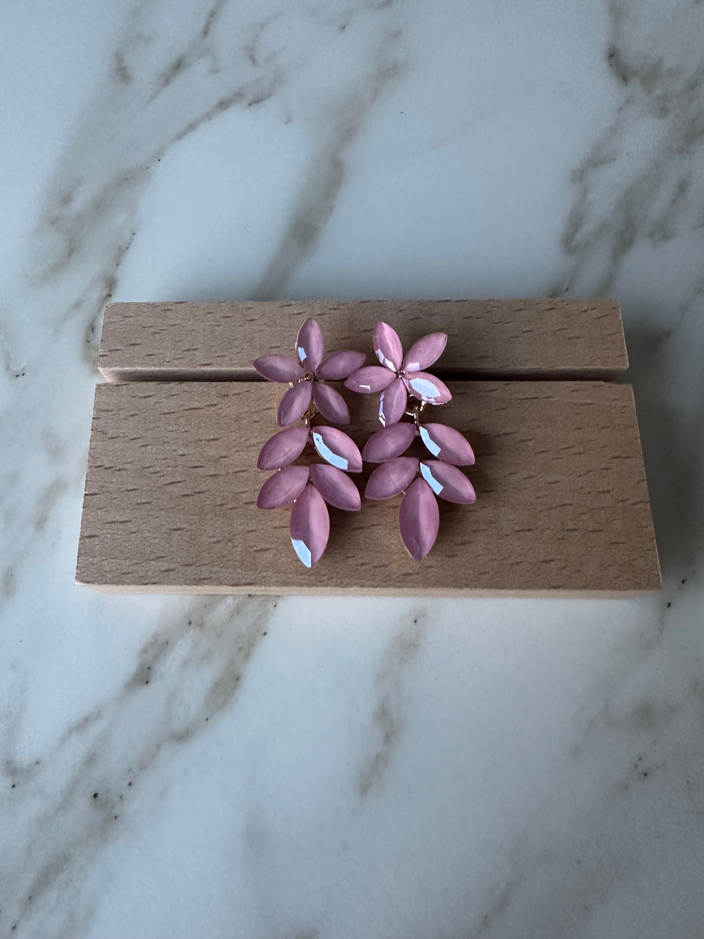 Oorbellen Bloem Roze