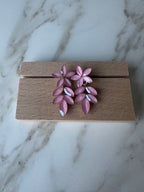 Oorbellen Bloem Roze
