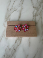 Oorbellen Bloem Roze