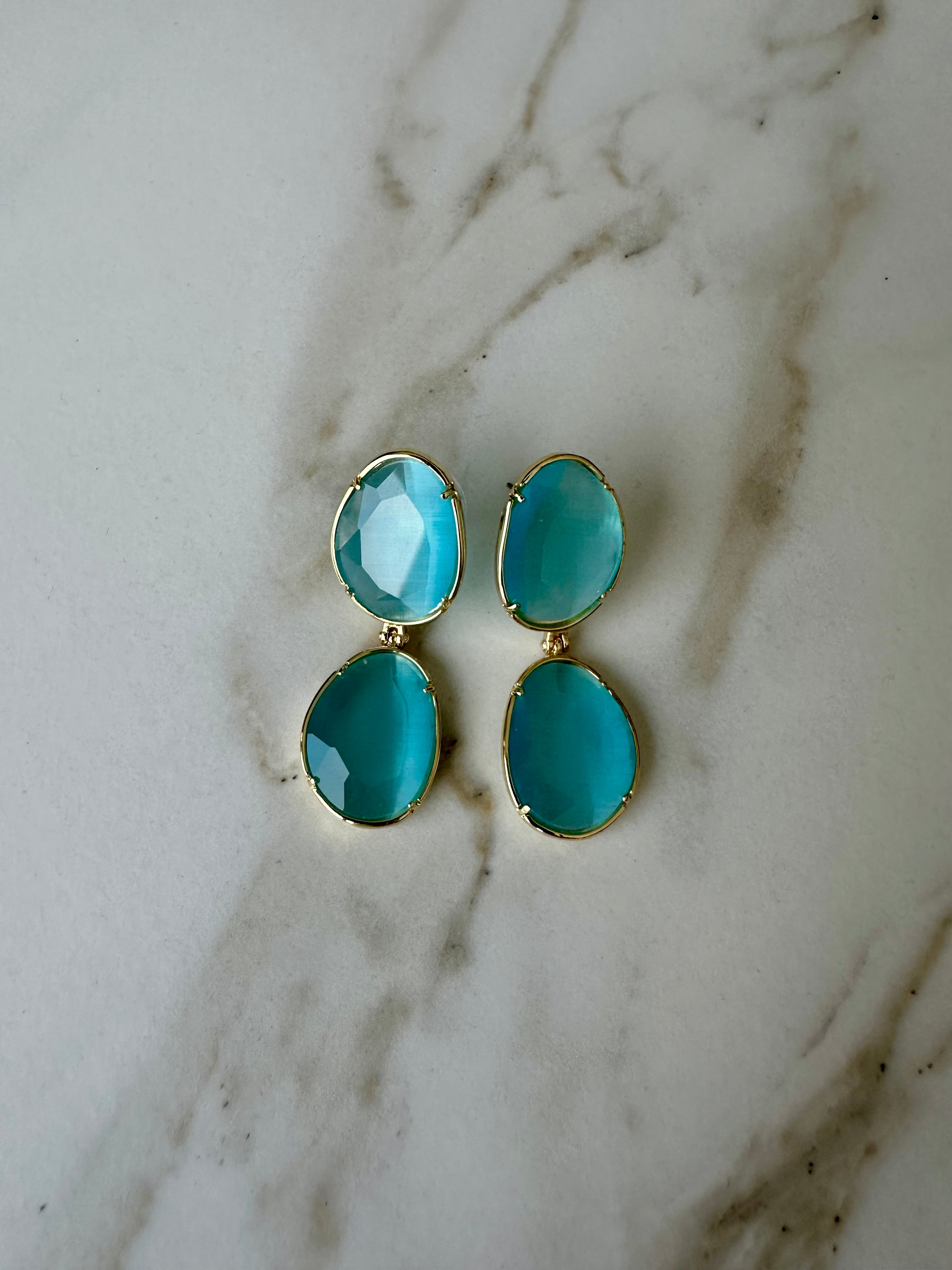 Oorbellen Turquoise