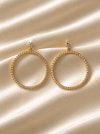 Oorbellen Rond met Zilver en Goud