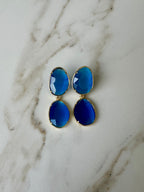 Oorbellen Kobalt Blauw