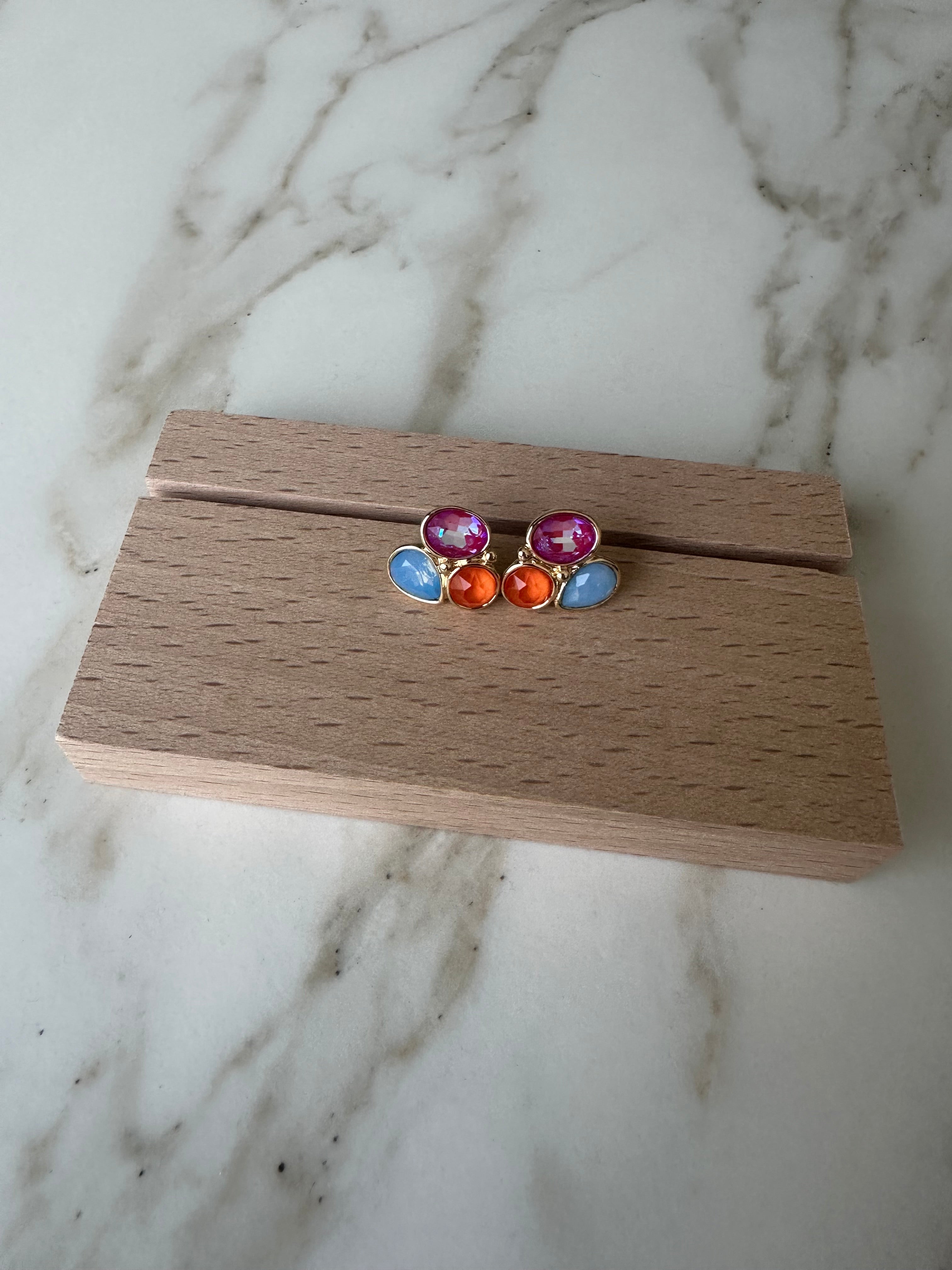 Oorbellen meerkleurig