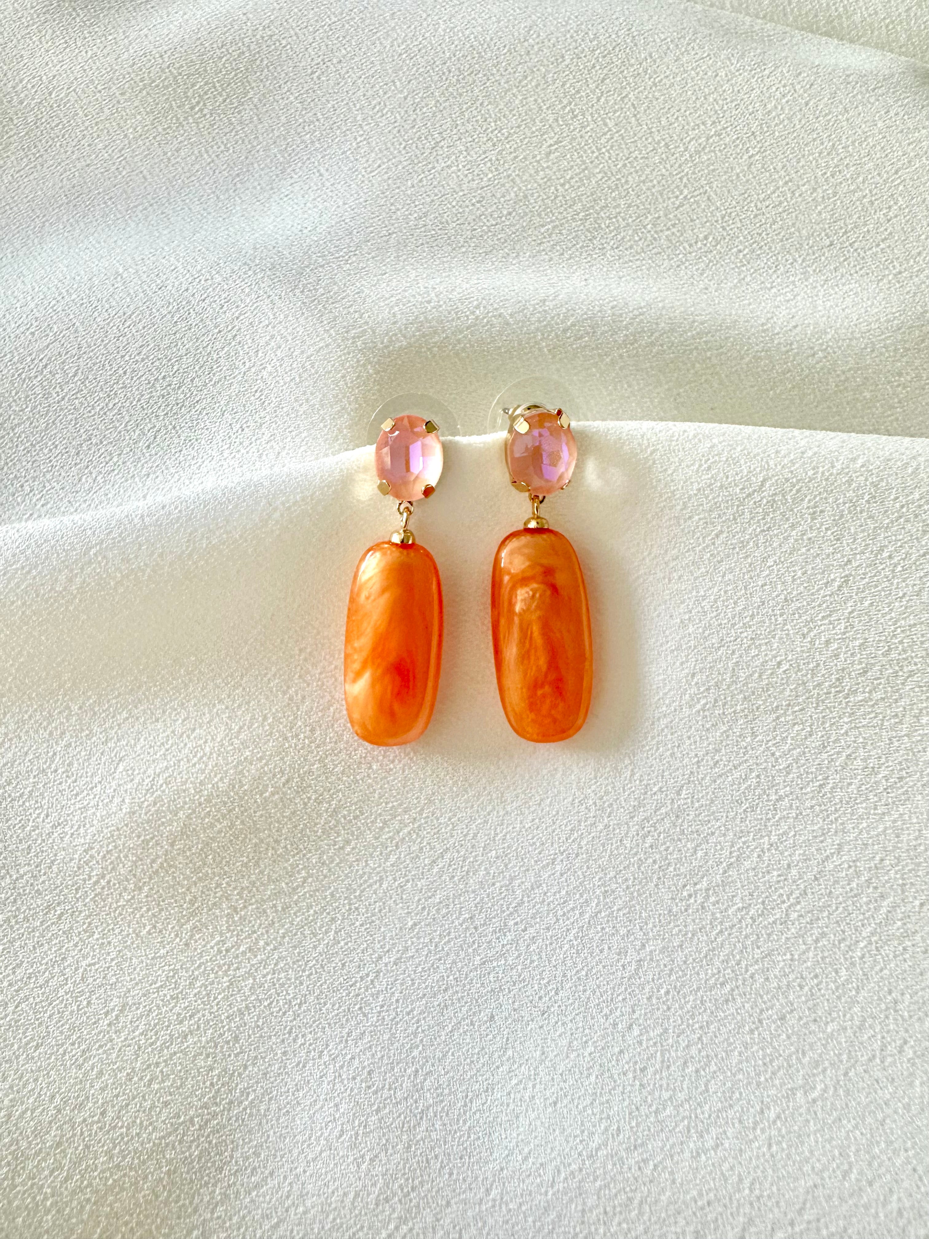 Oorbellen oranje