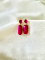 Oorbellen fuchsia