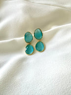 Oorbellen turquoise