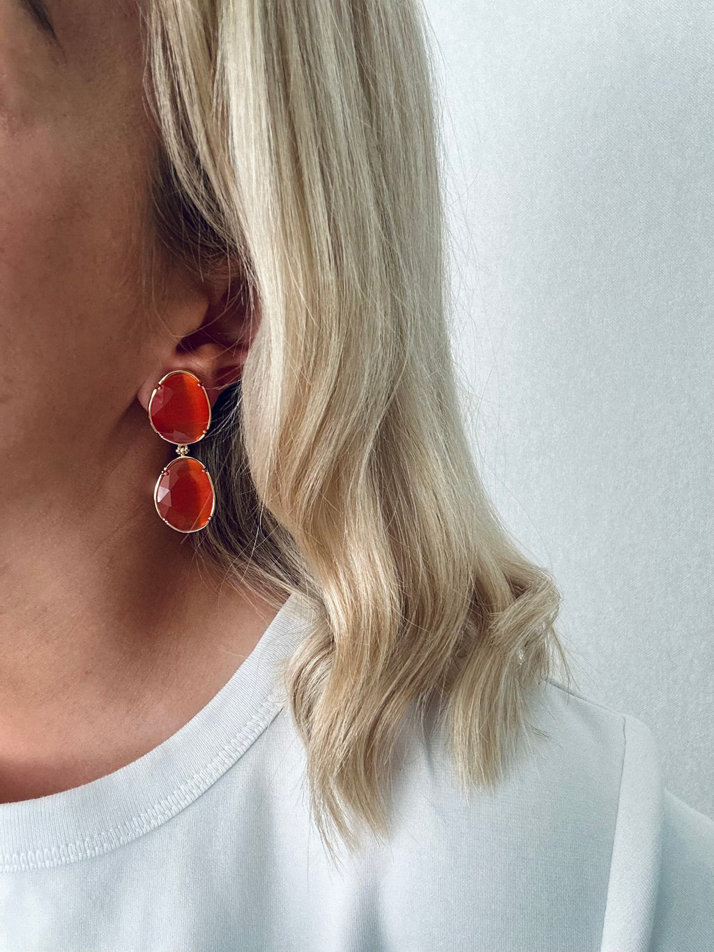 Oorbellen oranje