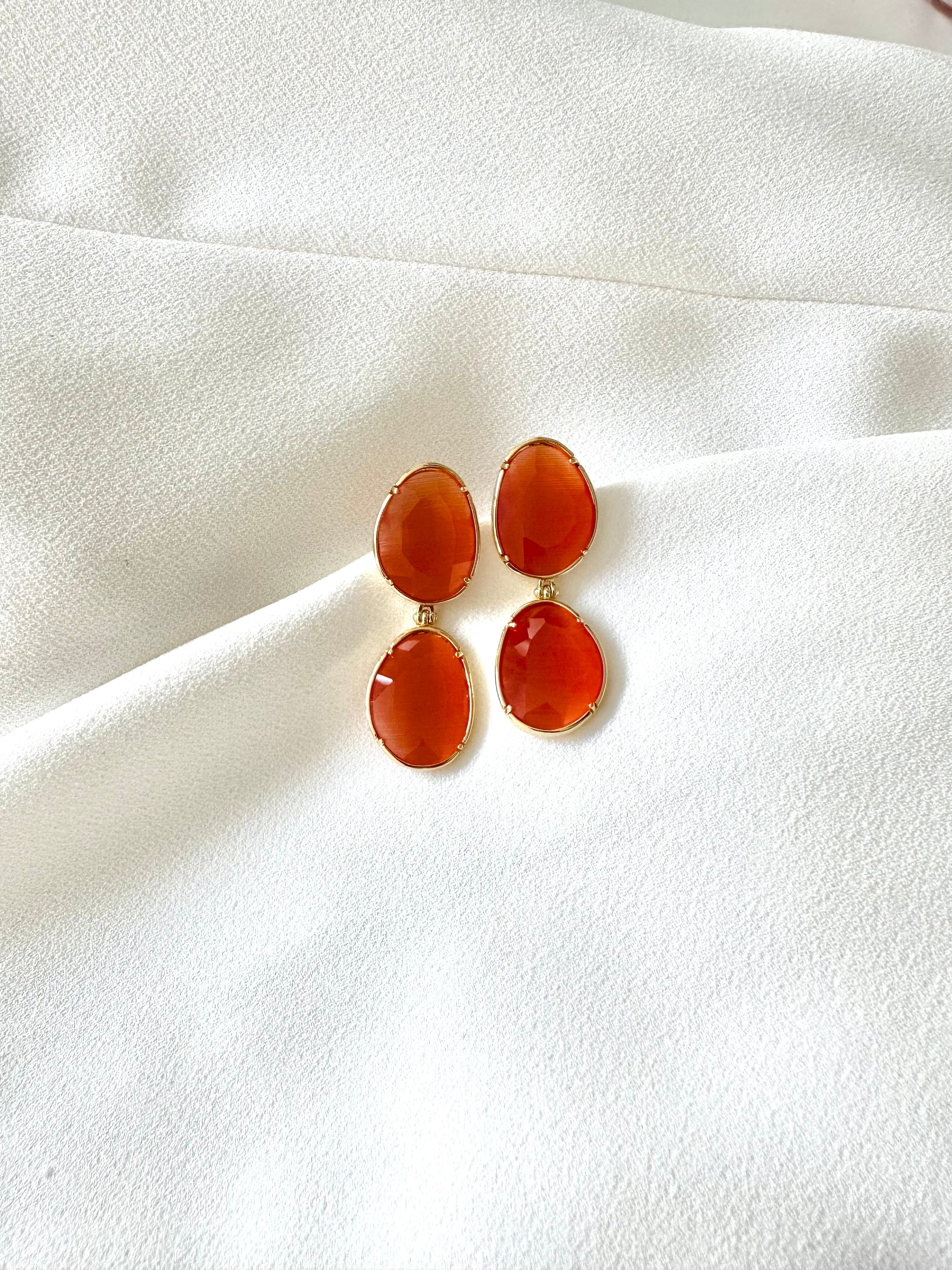 Oorbellen oranje