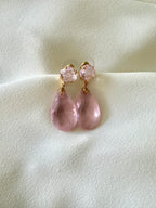 Oorbellen licht roze