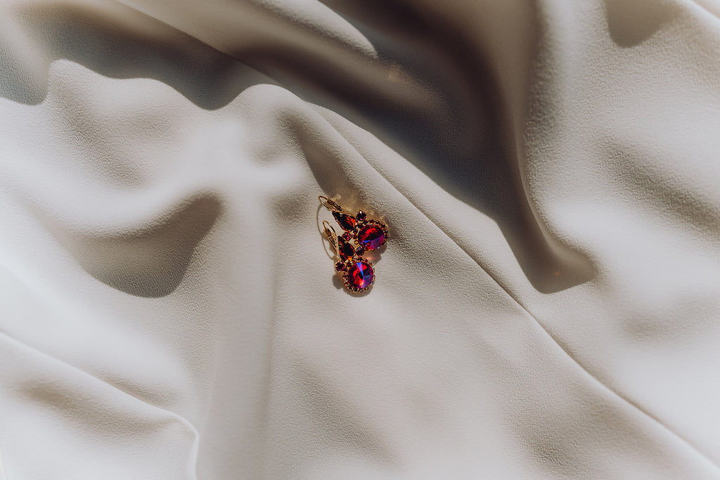 SUMMER SALE -40%! Oorbellen fuchsia