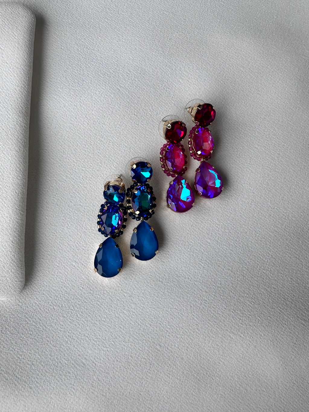 SUMMER SALE -40%! Oorbellen lang blauw