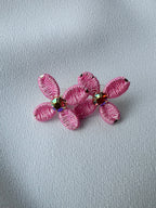 SUMMER SALE -40%! Oorbellen roze bloem