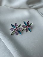 SUMMER SALE -40%! Oorbellen bloem meerkleurig