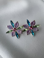 SUMMER SALE -40%! Oorbellen bloem meerkleurig