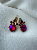 SUMMER SALE -40%! Oorbellen fuchsia