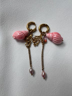 SUMMER SALE -40%! Oorbellen goud met schelp