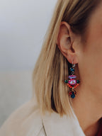 SUMMER SALE -40%! Oorbellen lang meerkleurig