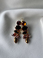 Oorbellen Lang Bruin