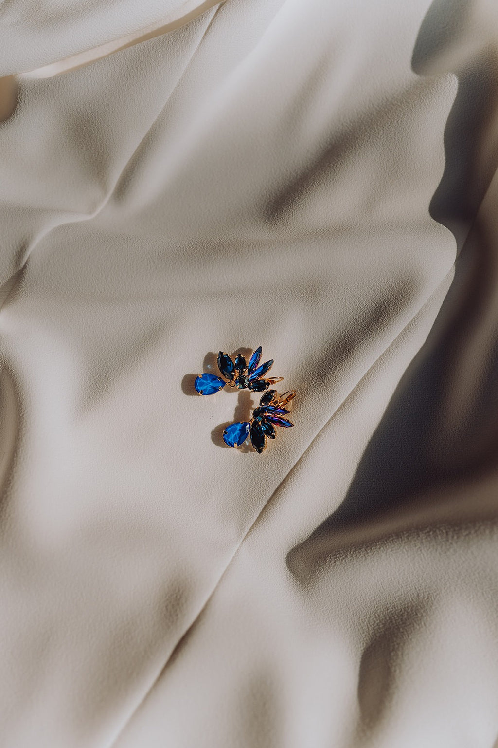 SUMMER SALE -40%! Oorbellen kobalt blauw