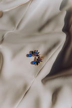 SUMMER SALE -40%! Oorbellen kobalt blauw