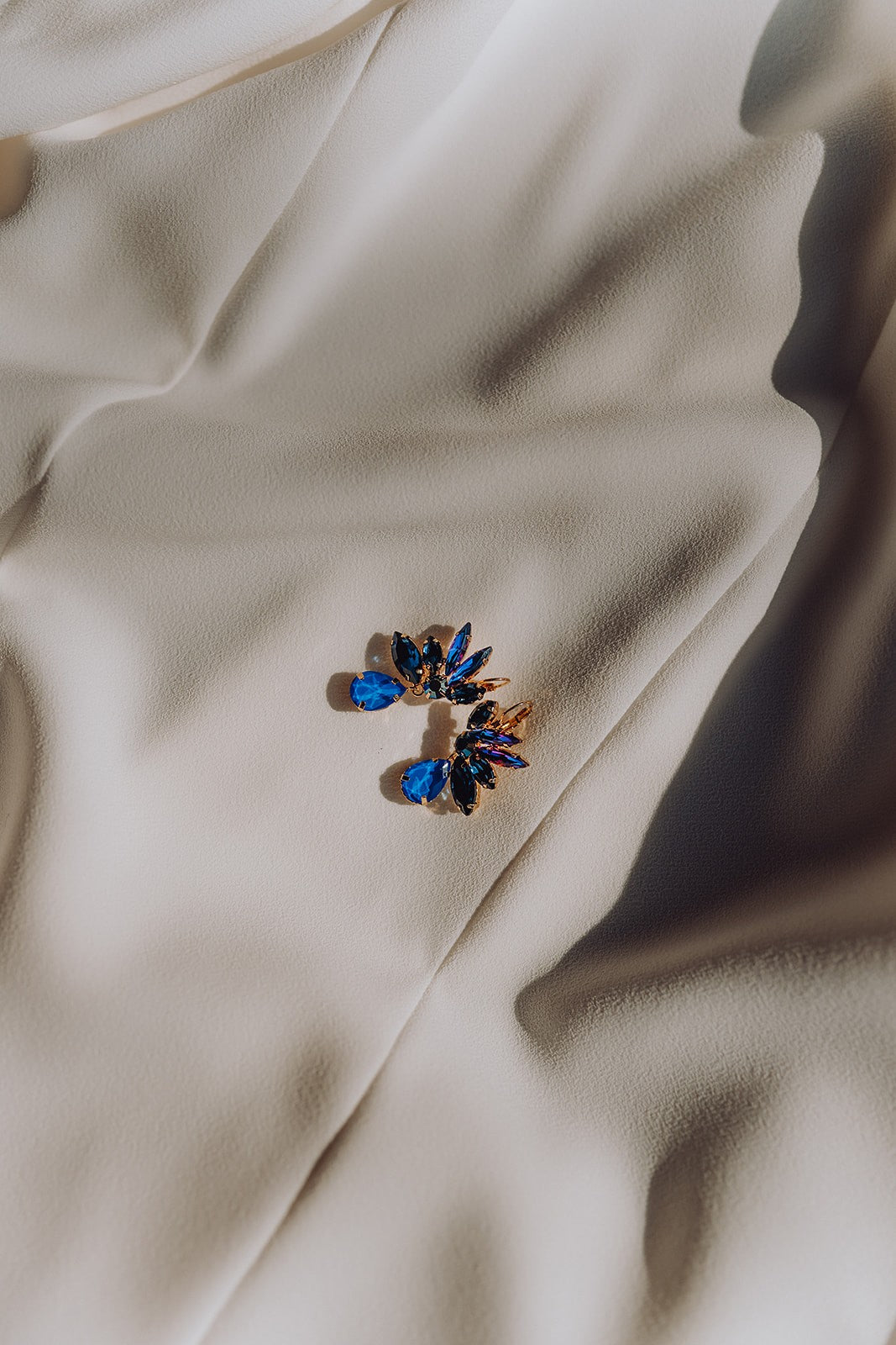 SUMMER SALE -40%! Oorbellen kobalt blauw